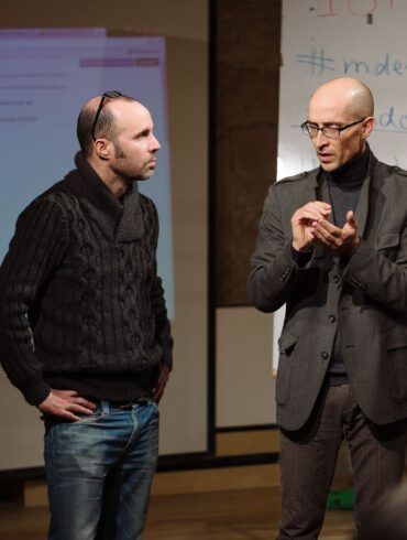 Daniele and Eyal @ Jerusalem, Bezael Academy