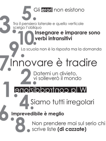 Manifesto incompleto per una educazione aperta e indisciplinata