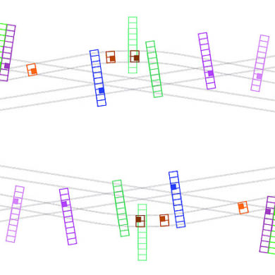 Perspective City project by Olga Romano, Annalisa Tacconi, Cesarina Tiberi for Exhibition Design Studio First School of Architecture, Roma “La Sapienza” 2009-2010
