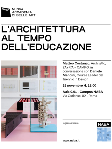 L'architettura al tempo dell'educazione