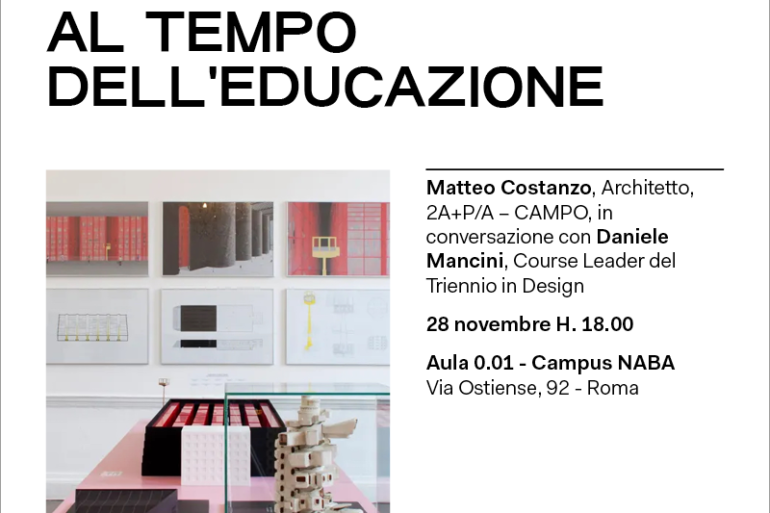 L'architettura al tempo dell'educazione
