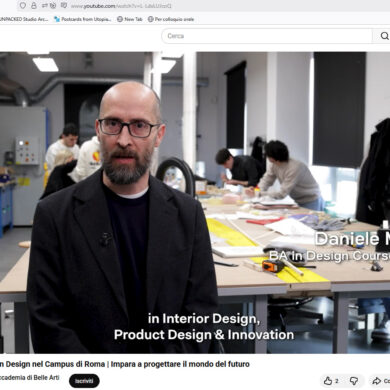 Course Leader ad NABA Roma Design