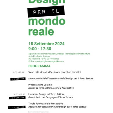 Design per il mondo reale Imbesi 2024