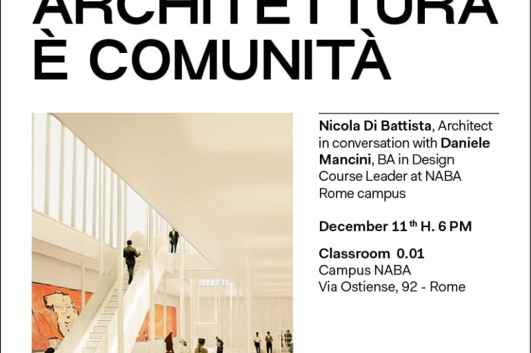 Architettura è Comunità Nicola Di Battista